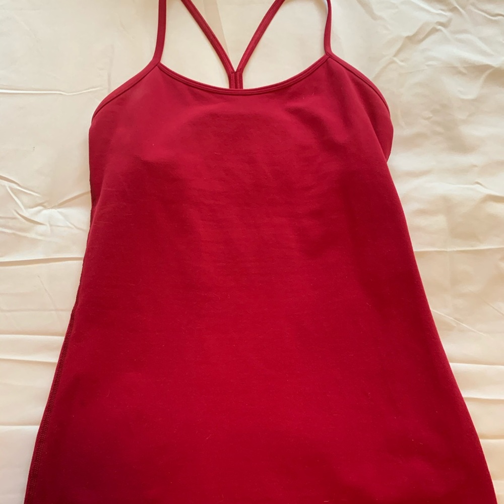 Dark Pink Lulu Align Top